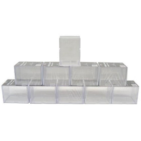 10 BCW Brand 150 Trading Card Capacity Slider Box / Holder / Case - TCBRSB150 - Protect Your Valuable Sports and Gaming Cards!