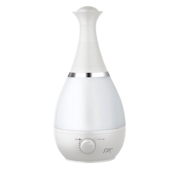 SPT SU-2550W Ultrasonic Humidifier with Fragrance Diffuser, White