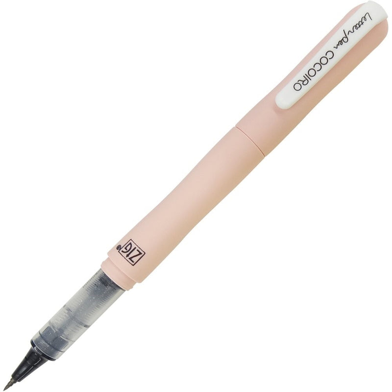 Kuretake ZIG Letter Refill Pen Cocoiro Body Koi-Zakura with Fine Black Ink (LPCR010-01S)