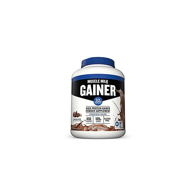 Muscle Milk Gainer Protein Powder, Vanilla Crème, 32g Protein, 5 Pound