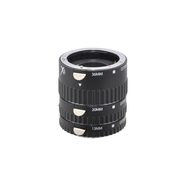 Xit XTETS Auto Focus Macro Extension Tube Set for Sony SLR Cameras (Black)