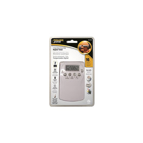 POWER ZONE TNDHD002 Two Outlet Extra Heavy Duty 7 Day Programmable Digital Timer