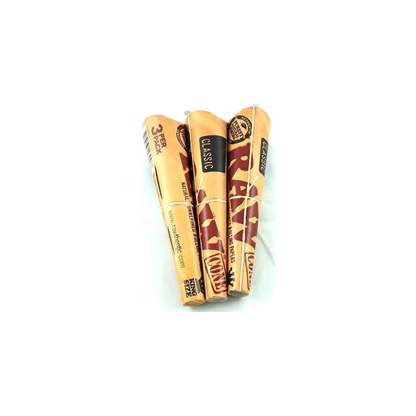 Raw Classic Cones King Size 3 Pack, 3 Cones Per Pack