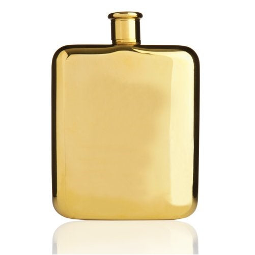 Belmont Gold Plated Flask by Viski – (6 oz. capacity)