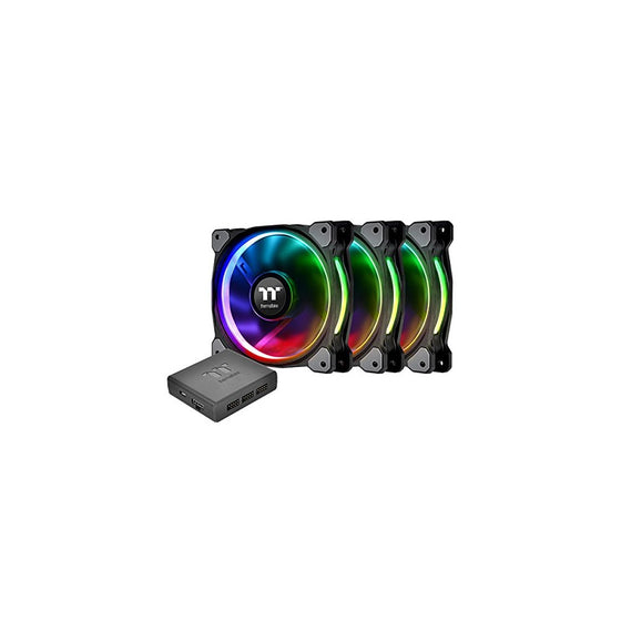 Thermaltake Riing Plus 12 RGB Tt Premium Edition 120mm Software Enabled Case/Radiator Fan -Triple Pack- CL-F053-PL12SW-A