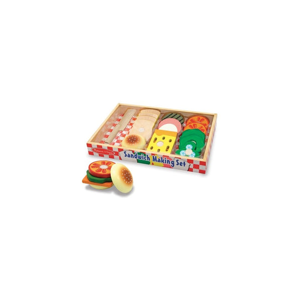 Melissa & Doug Wooden Sandwich-Making Set