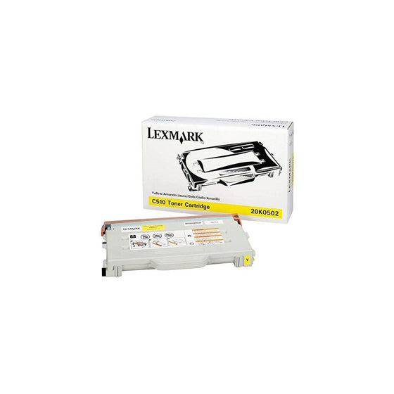 Lexmark C510 YELLOW TONER CARTRIDGE (20K0502)