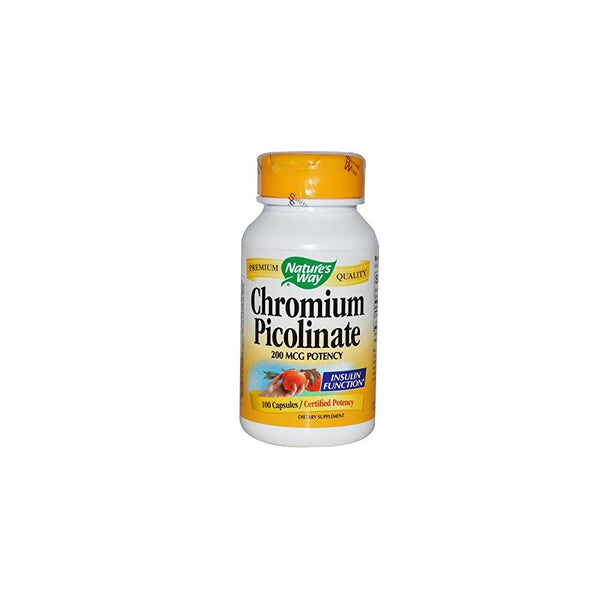 Nature's way chromium picolinate - 100 capsules, 100 Count