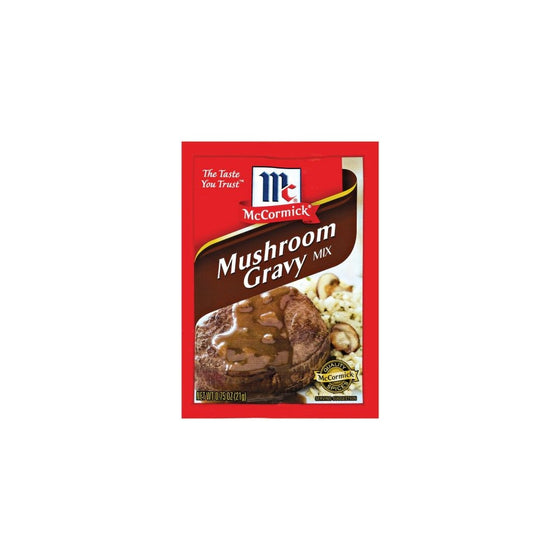 McCormick Mushroom Gravy Mix .75 oz (Pack of 12)