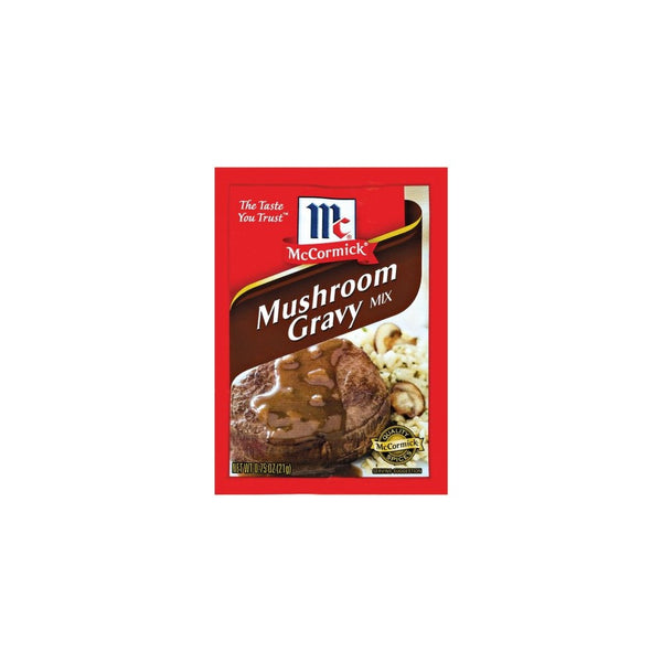 McCormick Mushroom Gravy Mix .75 oz (Pack of 12)