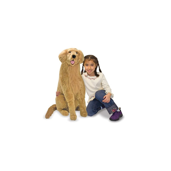 Melissa & Doug Giant Golden Retriever - Lifelike Stuffed Animal Dog (over 2 feet tall)