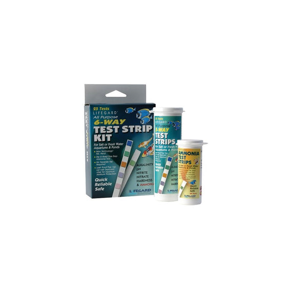 Lifegard Test Strips Aquatics 6 Way All Purpose Test Kit
