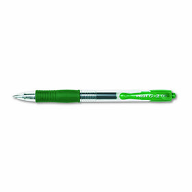 Pilot G2 Retractable Premium Gel Ink Roller Ball Pens Extra Fine (.5) Dozen Box Green; Retractable, Refillable & Premium Comfort Grip; Smooth Lines to End of Page, America's #1 Selling Pen Brand