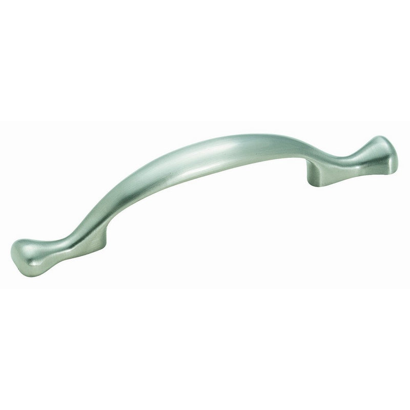 Amerock 174G10 Metal Finishes Pull Traditional Footed Satin Nickel, 3-Inches Center to Center