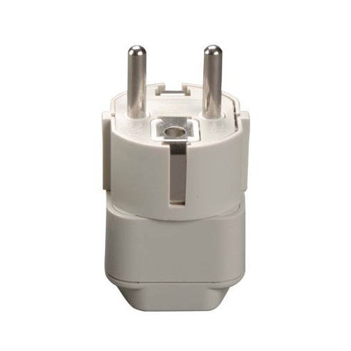 Grounded Europe Adapter - CE Certified - USA to Europe - Heavy Duty Adapter