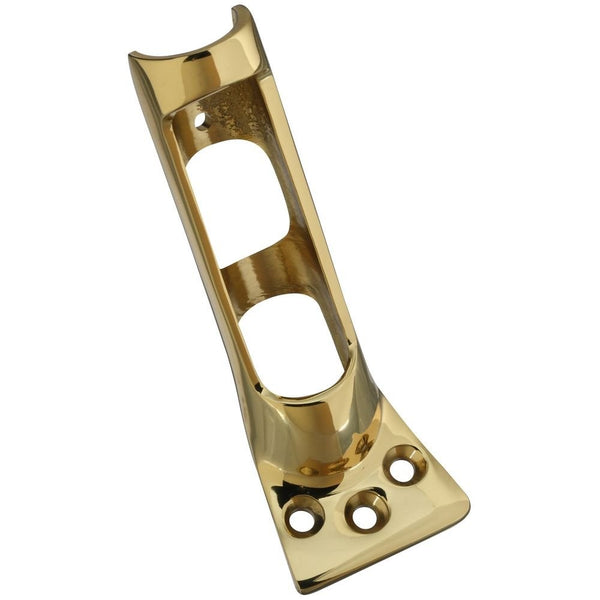 National Hardware N225-821 V1907 Flag Pole Bracket in Solid Brass