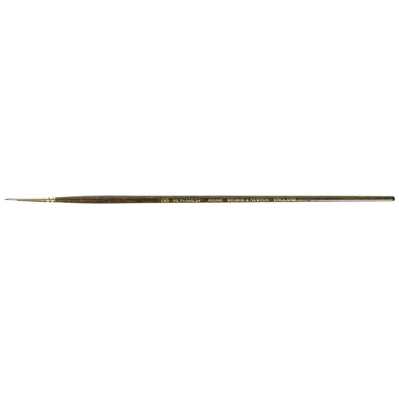 Winsor & Newton 5503020 Monarch Round Long Handle Brush, Size 00