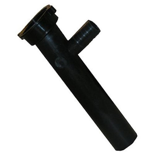 LASCO 03-4329 Black Plastic Tubular 1-1/2-Inch by 8-Inch Direct Connect, Branch Tailpiece with 7/8-Inch Outlet