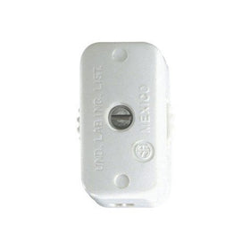 FEED THRU SWITCH MINI WH by LEVITON MfrPartNo 00423-3KW