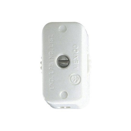 FEED THRU SWITCH MINI WH by LEVITON MfrPartNo 00423-3KW
