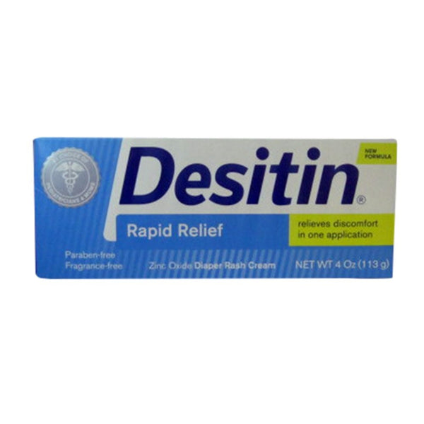 Desitin Rapid Relief Cream 4 Oz (2 Pack)