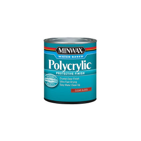 Minwax 65555444 Polycrylic Protective Finish Water Based, quart, Gloss