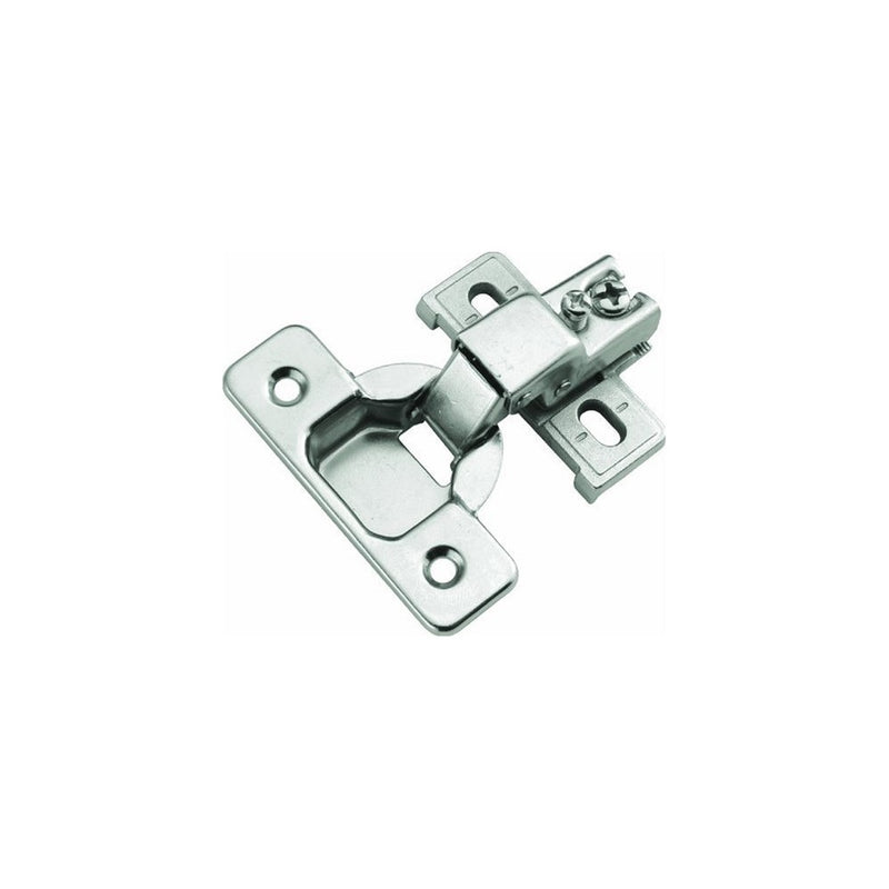 Hickory Hardware P5124-14 1/2-Inch Overlay Euro Frame Hinge, Bright Nickel