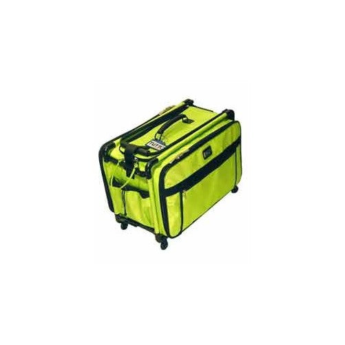 Lime Green Medium Mascot Tutto Machine on Wheels Sewing Carrier Case