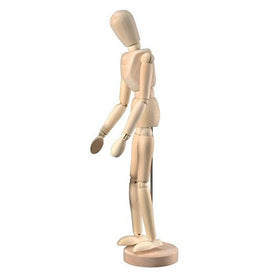 Alvin Wooden Human Mannequin (Unisex) 12 Inches Tall