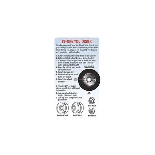 Phoenix USA NF19 19.5" Wheel Simulator
