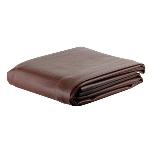 Ozone Brown Leatherette Pool Table Cover - 8 Foot