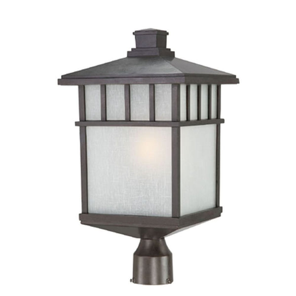 Dolan Designs 9118-34 Barton 1 Light Post Light, Olde World Iron