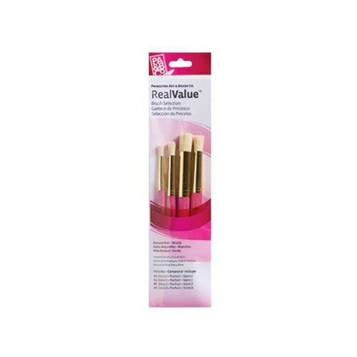 Princeton Artist Brush, Set 9180 4-Pc Natural Bristle
