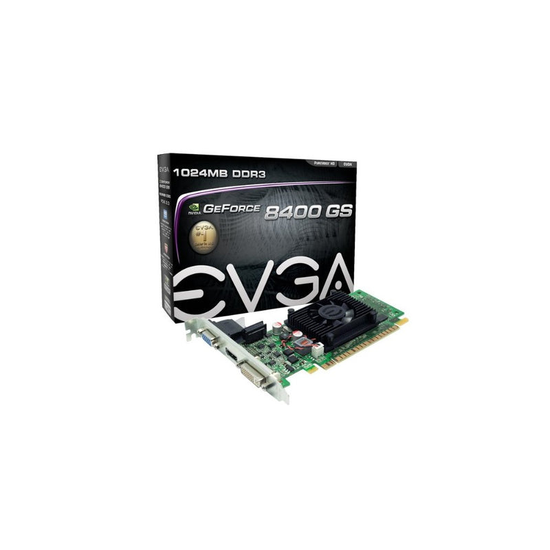 EVGA GeForce 8400 GS 1024MB DDR3 PCI-E 2.0 Graphics Card DVI/HDMI/VGA 01G-P3-1302-LR