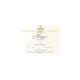 Certificate-Marriage (Dove Embossed)