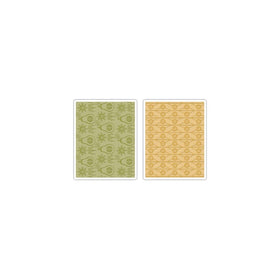 Sizzix 657256 Textured Impressions Embossing-Folder, 2-Folder Flowers and Pears Set by Basic Grey