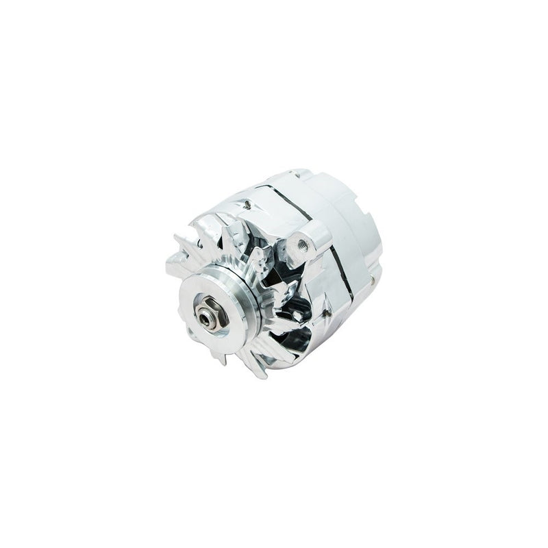 Top Street Performance ES1031C Chrome 110 Amp Alternator with 1 Wire/V-Belt