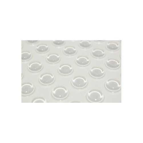 Self-Adhesive Rubber Feet - Clear Cylindrical (3.5mm x 12.7mm/.14" x .5") 100