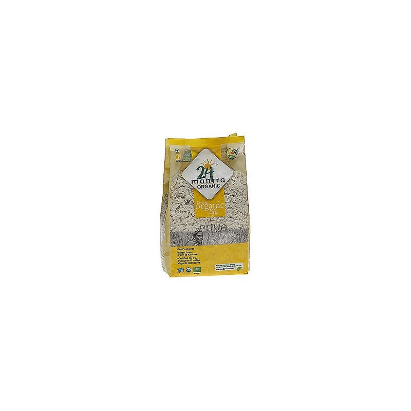 Organic Beaten Rice (Poha - White) - 2 Lbs