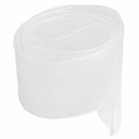 uxcell Ratio 2:1 50mm Dia Clear Polyolefin Heat Shrinkable Tube 2M 6.6Ft