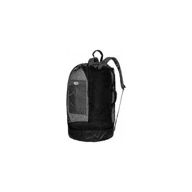 Stahlsac by Bare Bonaire Deluxe Mesh Wet/Dry Backpack (Black/Blue)
