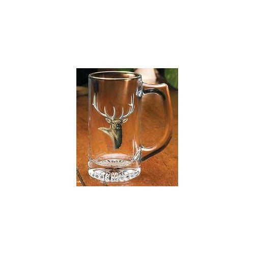 Elk Portrait Stein Glasses by Rosemary Millette