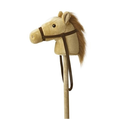 Aurora World World Giddy-Up Stick Horse 37" Plush, Beige