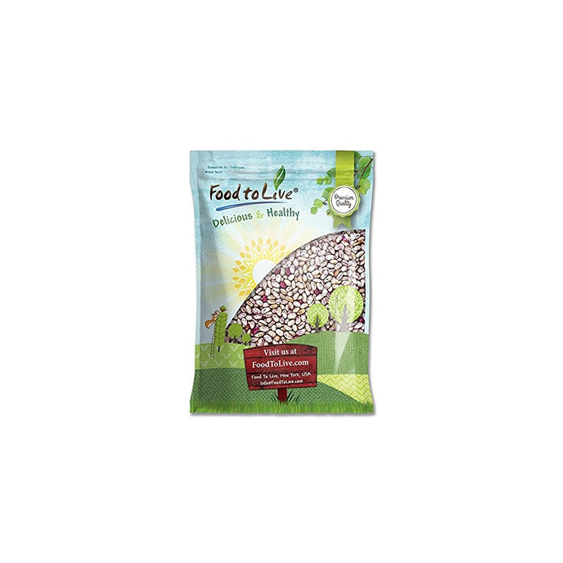 Food to Live Cranberry Beans (Borlotti) (5 Pounds)