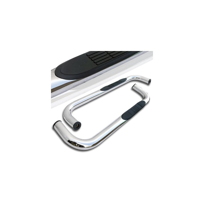 Spec-D Tuning SSB3-RAM02RCS2-WB Dodge Ram Regulgar Reg. Cab Chrome S/S 3" Side Step Nerf Bar Running Board