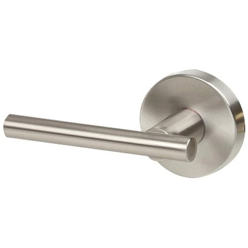Designers Impressions Kain Design Contemporary Satin Nickel Dummy Euro Door Lever Hardware (Non- Functioning)