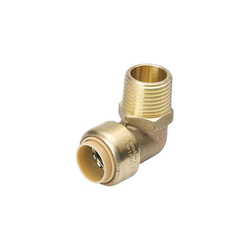 Proline 631-203HC 1/2" X 1/2" 90° Low Lead Brass MPT Elbow Adapter