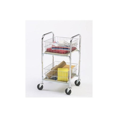 Charnstrom Compact Mail Cart with Removable Parcel Baskets (M242)