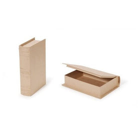 Bulk Buy: Darice DIY Crafts Paper Mache Book Box 9-3/4 x 6-1/2 x 2-1/4 in (2-Pack) 2824-74FCAL