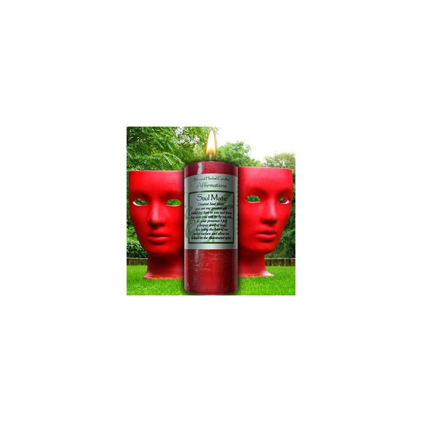 Coventry Creations Soul Mate Affirmation Pillar Spell Candle